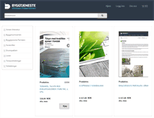 Tablet Screenshot of byggbokhandelen.no